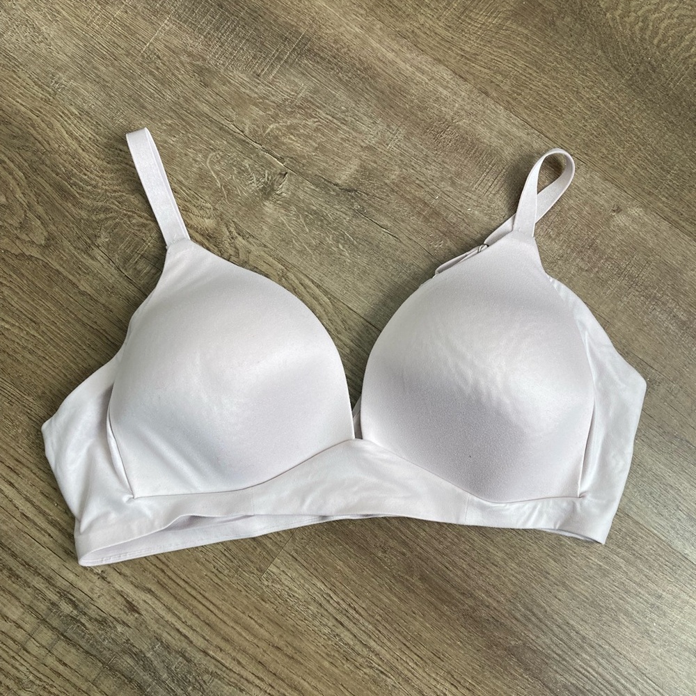 Aerie Real Sunnie Wireless Bra Gray Size 38C